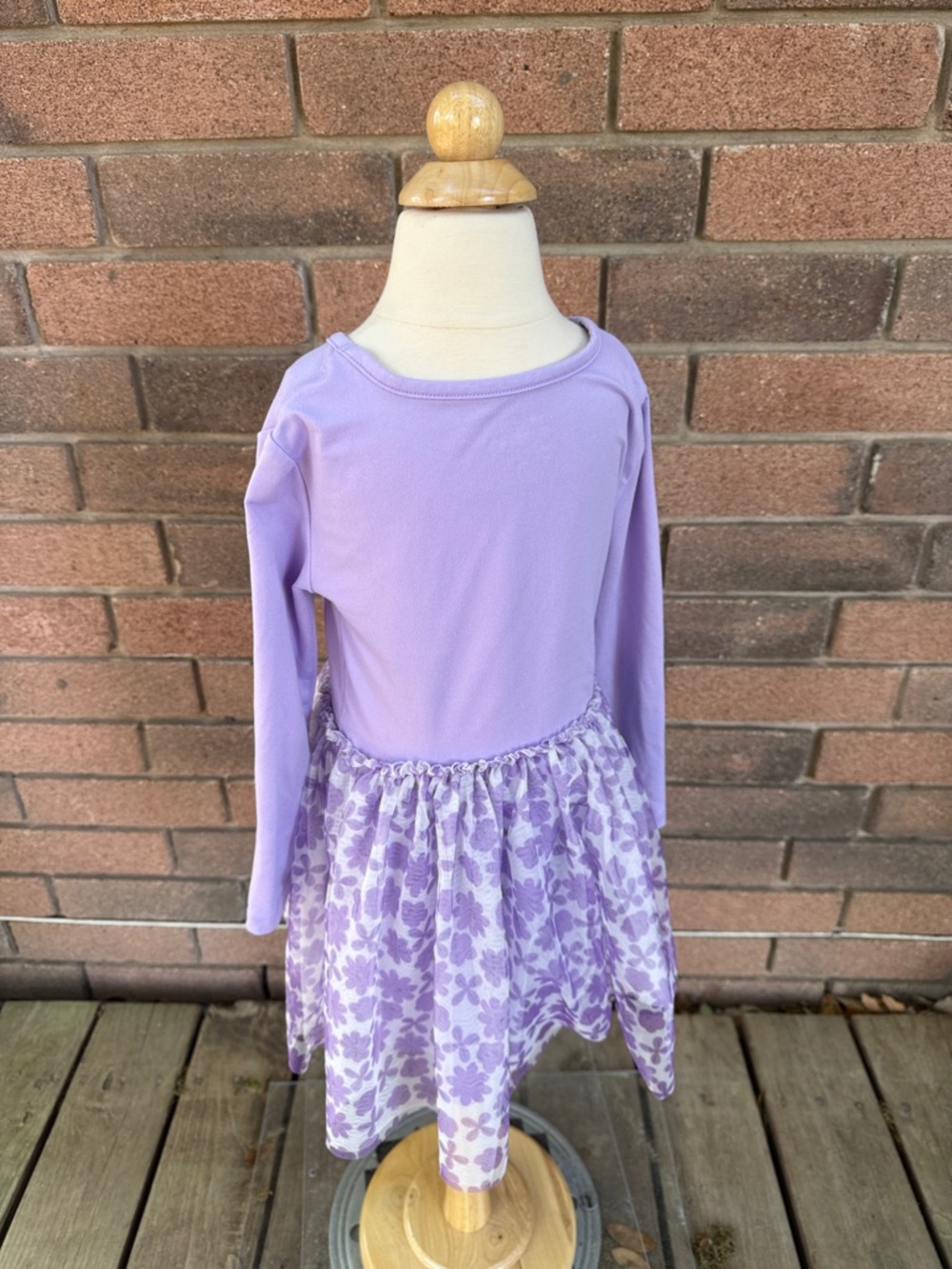 Epic Threads Lavender Toddler Dress Size 4 - Picture 4 of 4